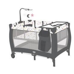 Total Tactic BE10016CL Portable Baby Playard with Changing Table Bassinet & Music Box&#44; Multi Color