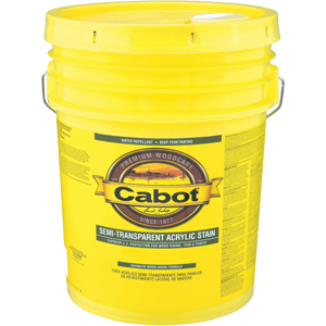 cabot 1306 5 Gallon- Neutral Semi Transparent Water Based Stain
