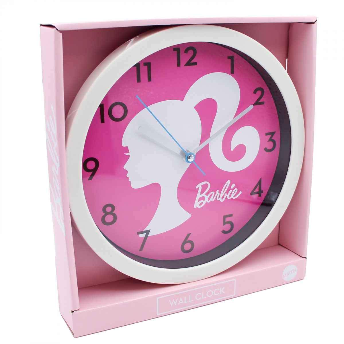 Barbie 869698 10 in. Barbie Silhouette Logo Wall Clock