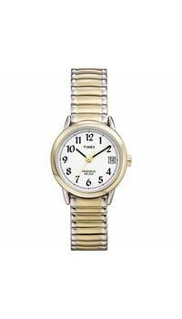 Timex T2H381 Women&'s Easy Reader Two-Tone Expansion Band Watch