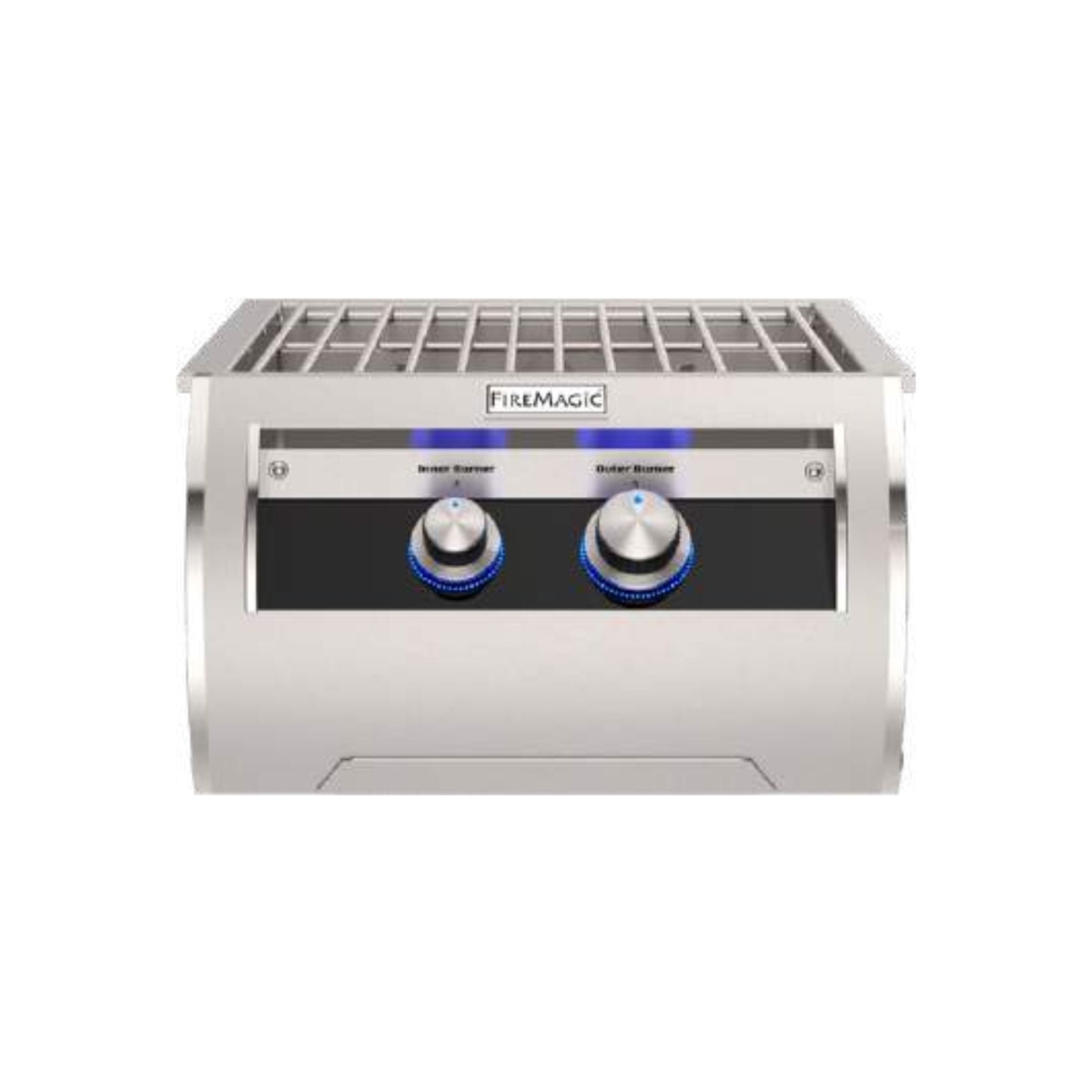 Fire Magic 19-6B2P-0 19 in. Echelon Diamond Built-In LP Gas Power Burner with Porcelain Cast Iron Grid for Grills