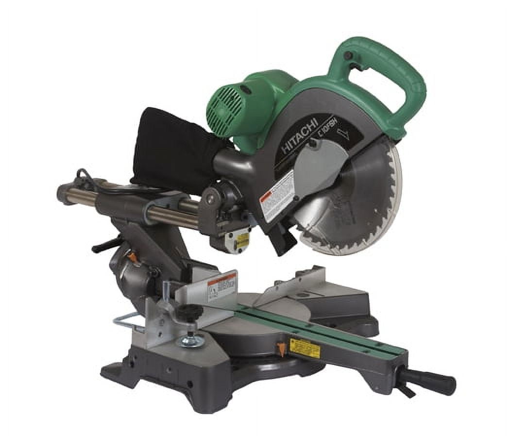 Metabo-HPT 10 in. Corded 12 amp Compound Miter Saw with Laser - 120V & 3800 RPM