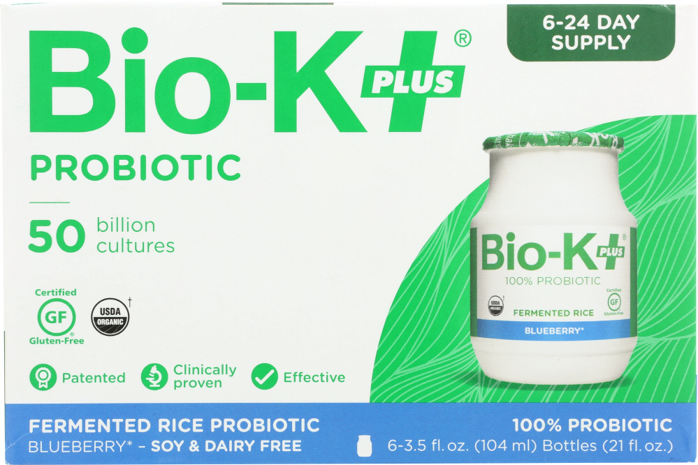Bio-K Plus KHFM00117275 21 oz Fermented Rice Probiotic Blueberry Digestion Support