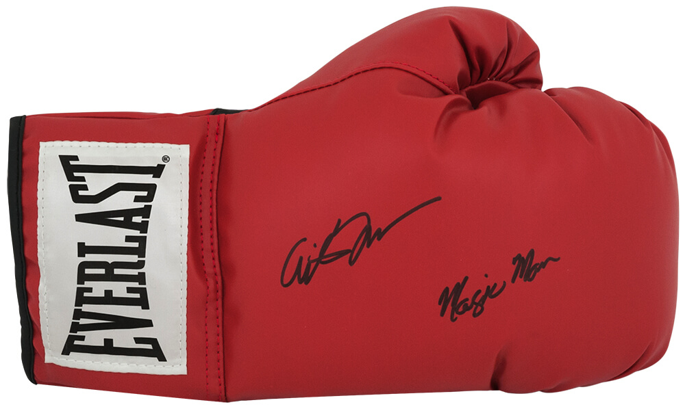 Schwartz Sports Memorabilia TARGLV502 Antonio Tarver Signed Everlast Red Boxing Glove with Magic Man Inscription