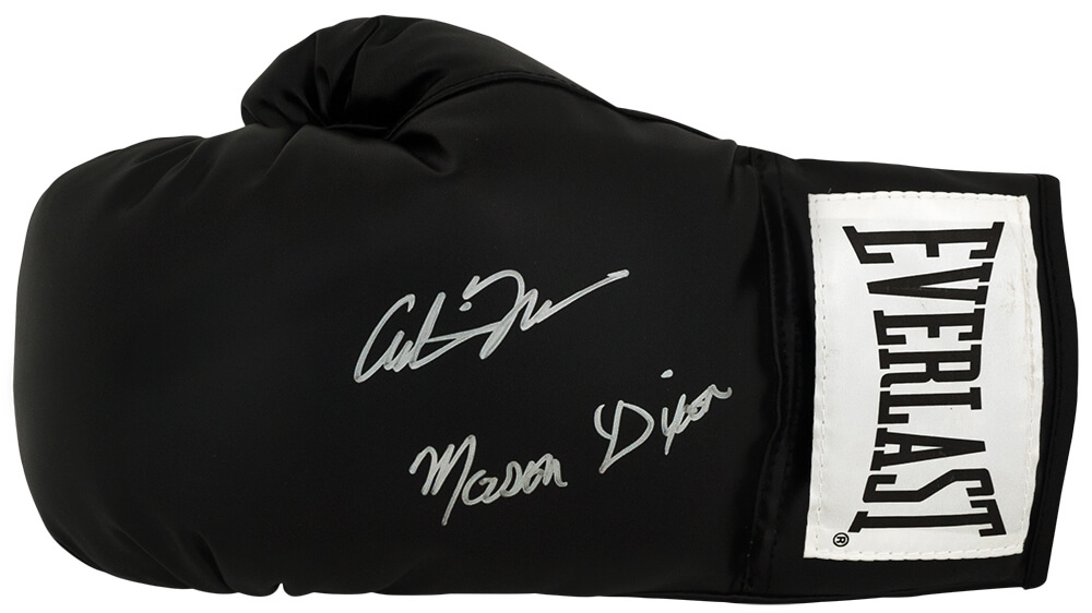 Schwartz Sports Memorabilia TARGLV504 Antonio Tarver Signed Everlast Black Boxing Glove with Mason Dixon Inscription