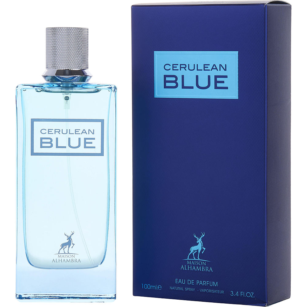 Maison Alhambra 461909 3.4 oz Maison Alhambra Cerulean Blue Eau De Parfum Spray for Mens