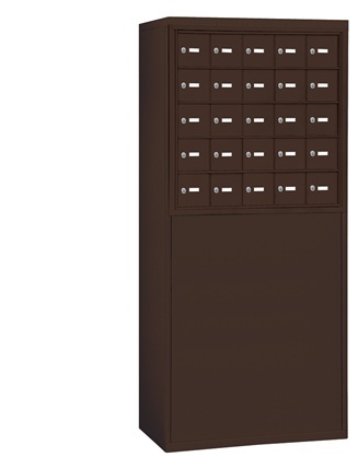 Salsbury Industries Salsbury 19955BRZ Free-Standing Enclosure For 19055-25 And 19058-25 Recessed Mounted Cell Phone Lockers - Bronze