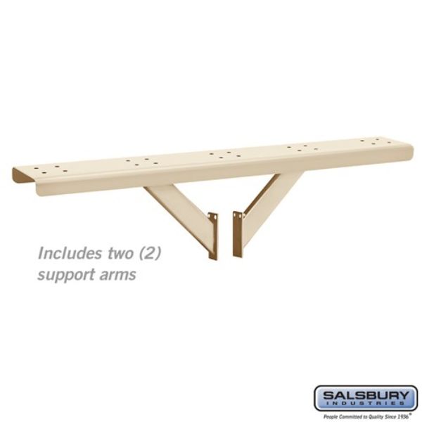 Salsbury Industries 4885SAN Spreader 5 Wide with 2 Supporting Arms for Rural Mailboxes, Sandstone