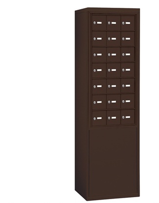 PatioPlus Salsbury  Free-Standing Enclosure For 19075-21 And 19078-21 Recessed Mounted Cell Phone Lockers - Bronze