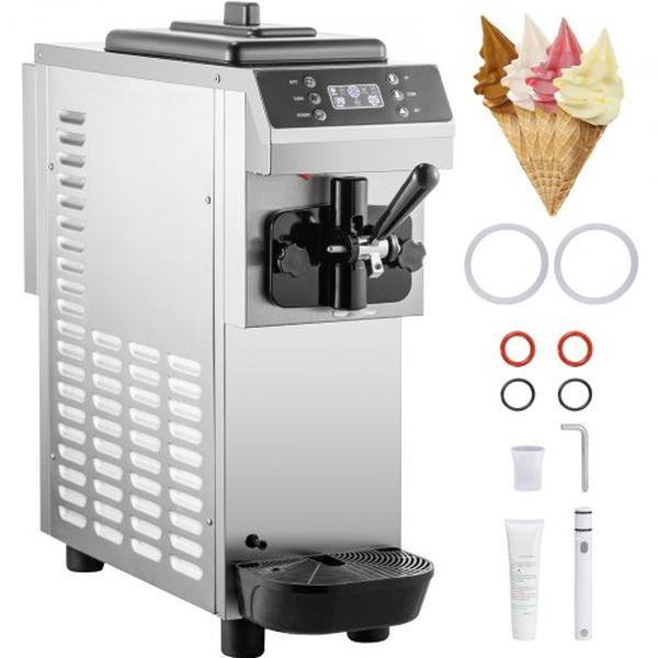 VEVOR BJLJRZDTDYLM00001V1 3.4 gal Commercial Soft Ice Cream Machine