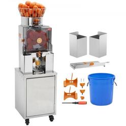 VEVOR LSZDJLCZJQZDSRHLHV1 120W Automatic Feeding Commercial Orange Juice Extractor with Water Tap