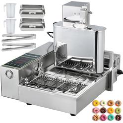 VEVOR QZDTTQJ4P00000001V1 110V Commercial Automatic Donut Making Machine&#44; Silver