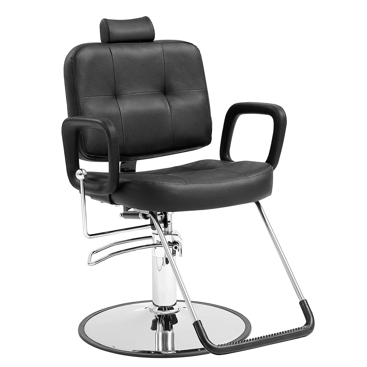 VEVOR SLYZ4021485YDPBO4V0 Salon Chair&#44; Hydraulic Recliner Barber Chair for Hair Stylist&#44; 360 deg Swivel 90-125 ft. Reclining S