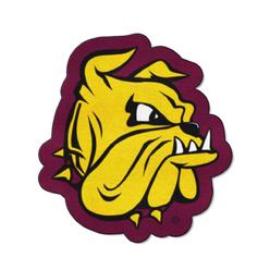 Fanmats 31057 30 x 32.6 in. Minnesota-Duluth Bulldogs Mascot Rug&#44; Yellow