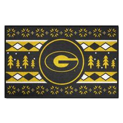 Fanmats 39098 19 x 30 in. Grambling State Tigers Holiday Sweater Starter Mat Accent Rug&#44; Black