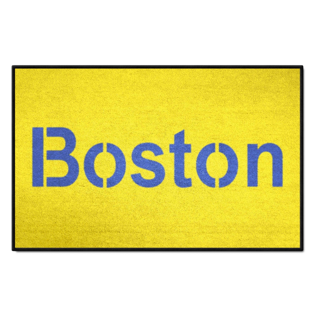 Fanmats 37491 19 x 30 in. Boston Red Sox Starter Mat Accent Rug&#44; Yellow