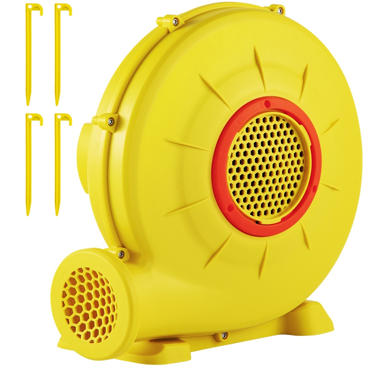 VEVOR QMFJM480W110V6KXQV1 450W 0.6 HP Air Blower&#44; Yellow