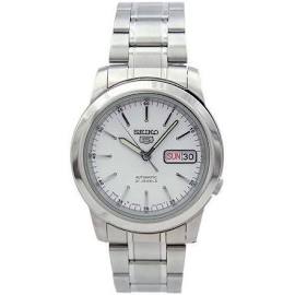 Seiko SNKE49J1 Mens 5 Automatic White Dial Stainless Steel Watch