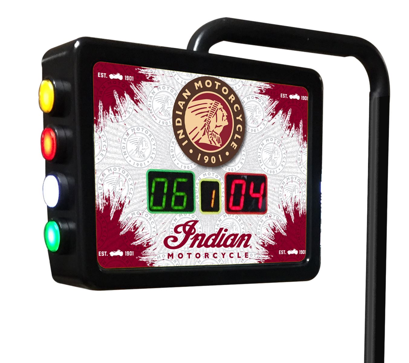Holland Bar Stool SBScUnIndn-HD Indian Motorcycle Electronic Shuffleboard Scoring Unit