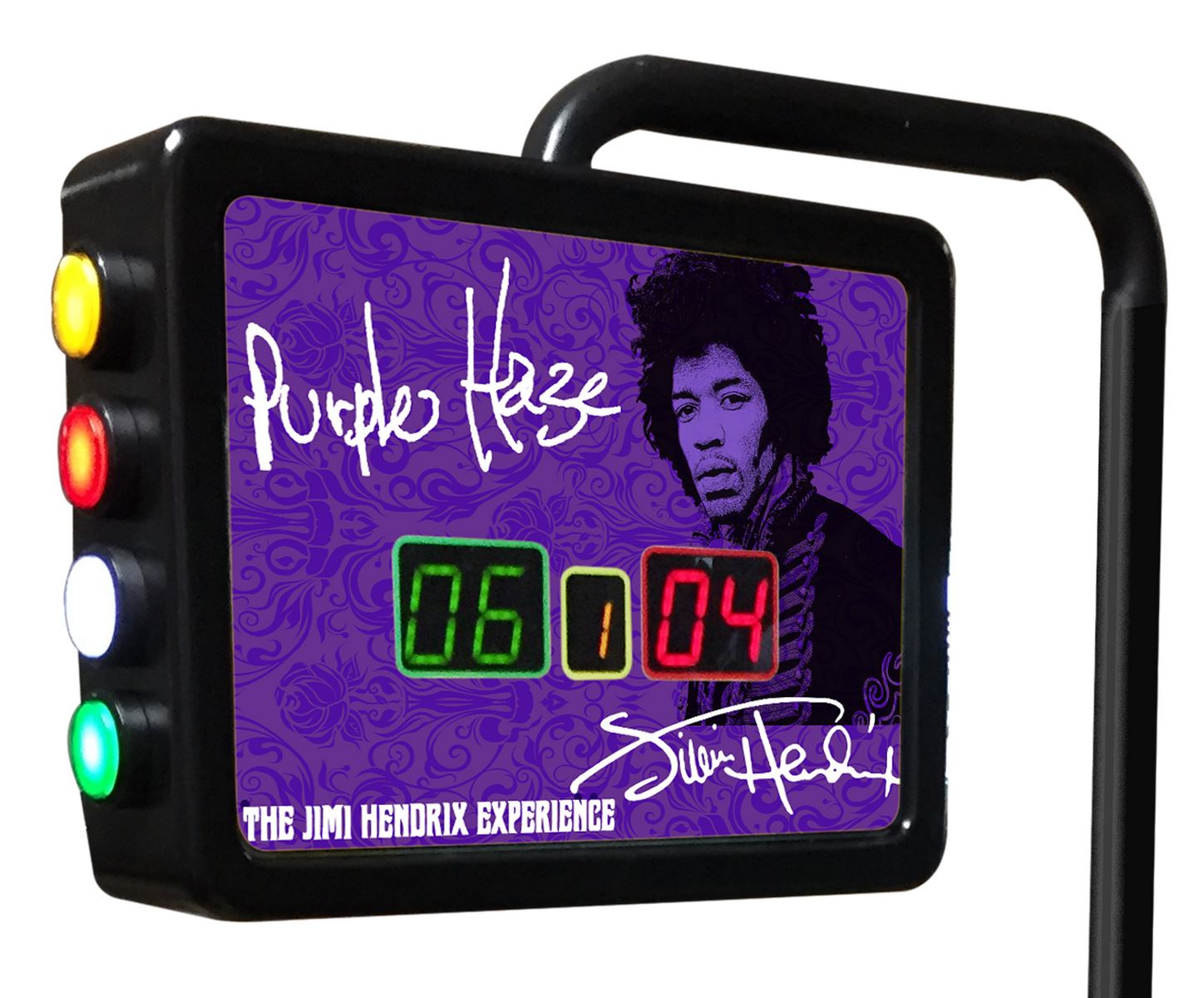 Holland Bar Stool SBScUnJimiHPH Jimi Hendrix - Purple Haze Electronic Shuffleboard Scoring Unit