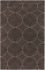 Livabliss COS8868-8RD Brown Cosmopolitan Collection Rug - 8 Ft Round