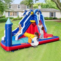 Total Tactic NP11175-EP24683 6-in-1 Inflatable Water Park with 735W Blower