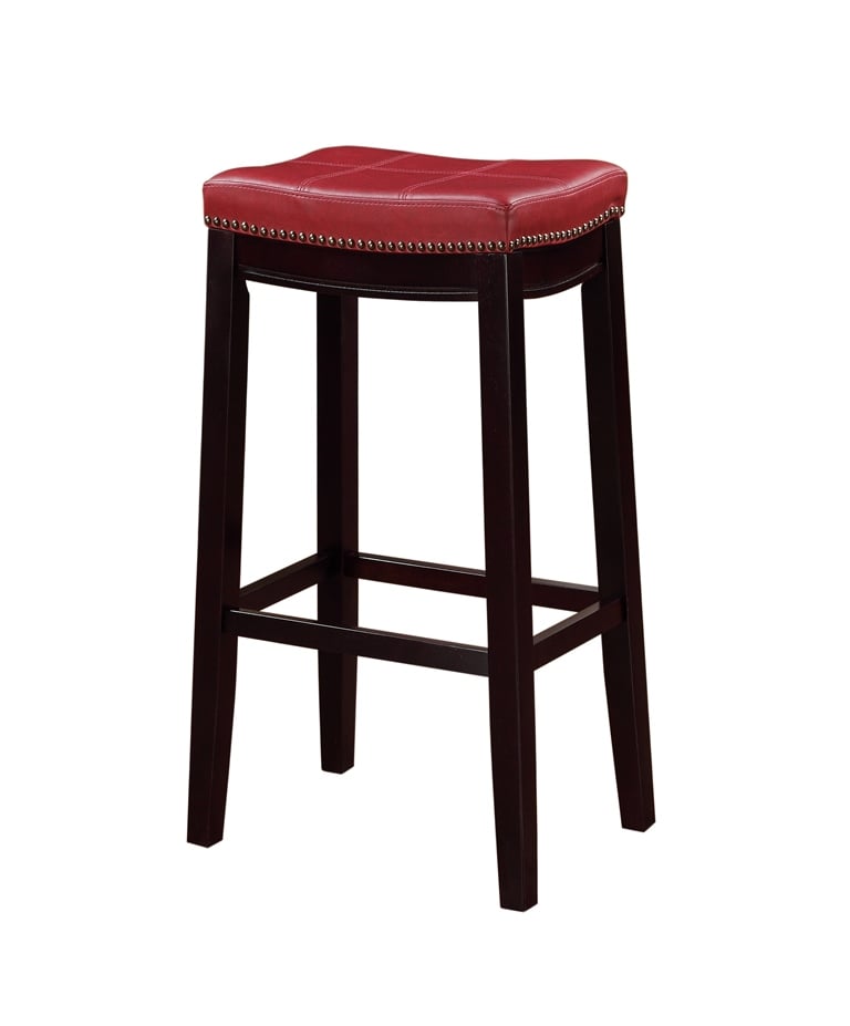 Linon Home Decor Products Inc 55816red01u Claridge Linon Home Decor Products Inc 55816red01u Claridge Red Bar Stool