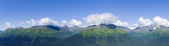 ppi133809l mountain range chugach mountains anchorage alaska usa