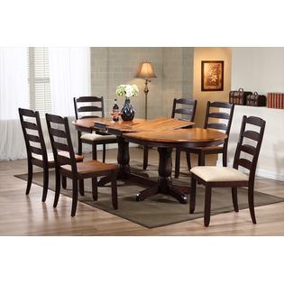 Iconic Furniture Oval Dining Table Whiskey Mocha Iconic Furniture Oval Dining Table Whiskey Mocha