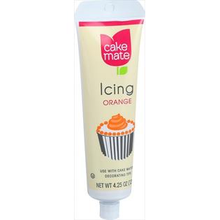 Cake Mate 924506 4 25 Ounce Decorating Icing Orange Case Of 6