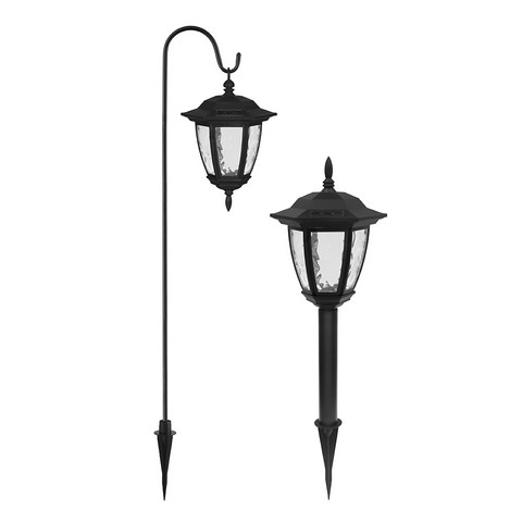 Ez Solar Ed Led Black Dual Use Coach Light Set Pack Of 2