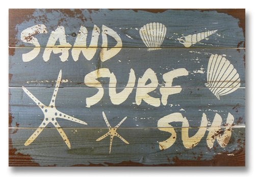 Wile E Wood Wsss2017 20 X 14 Sand Surf Sun Art
