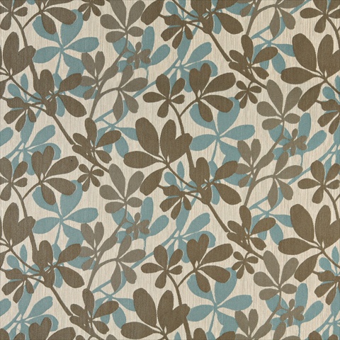 Designer Fabrics C240 54 In Wide Teal Taupe And Beige Contemporary Designer Fabrics C240 54 In Wide Teal Taupe And Beige Contemporary Leaves Woven Upholstery Fabric