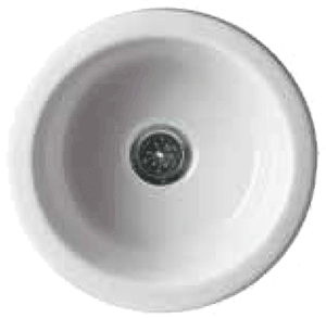 Chemcore Industries 5018 17 75 In Round White Prep Sink