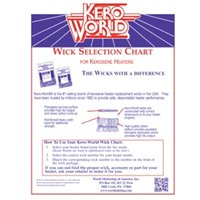World Marketing Of America 6358634 Wc 2 Kerosene World Marketing Of America Wc 2 Kerosene Heater Wick Chart