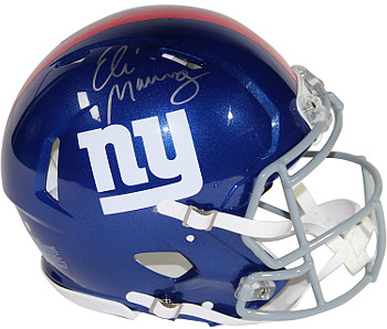 AMD CTBL-018373 Eli Manning Signed New York Giants Full Size Speed Authentic Helmet- Steiner Hologram
