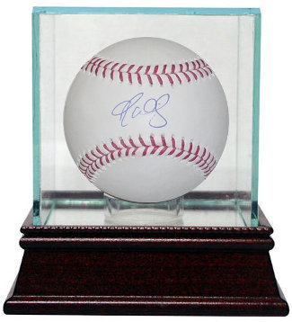 AMD CTBL-G12035 R.A. Dickey Signed Major League Baseball - Mets 2012 Cy Young - Steiner Hologram with Glass Case - Toronto Bluejays