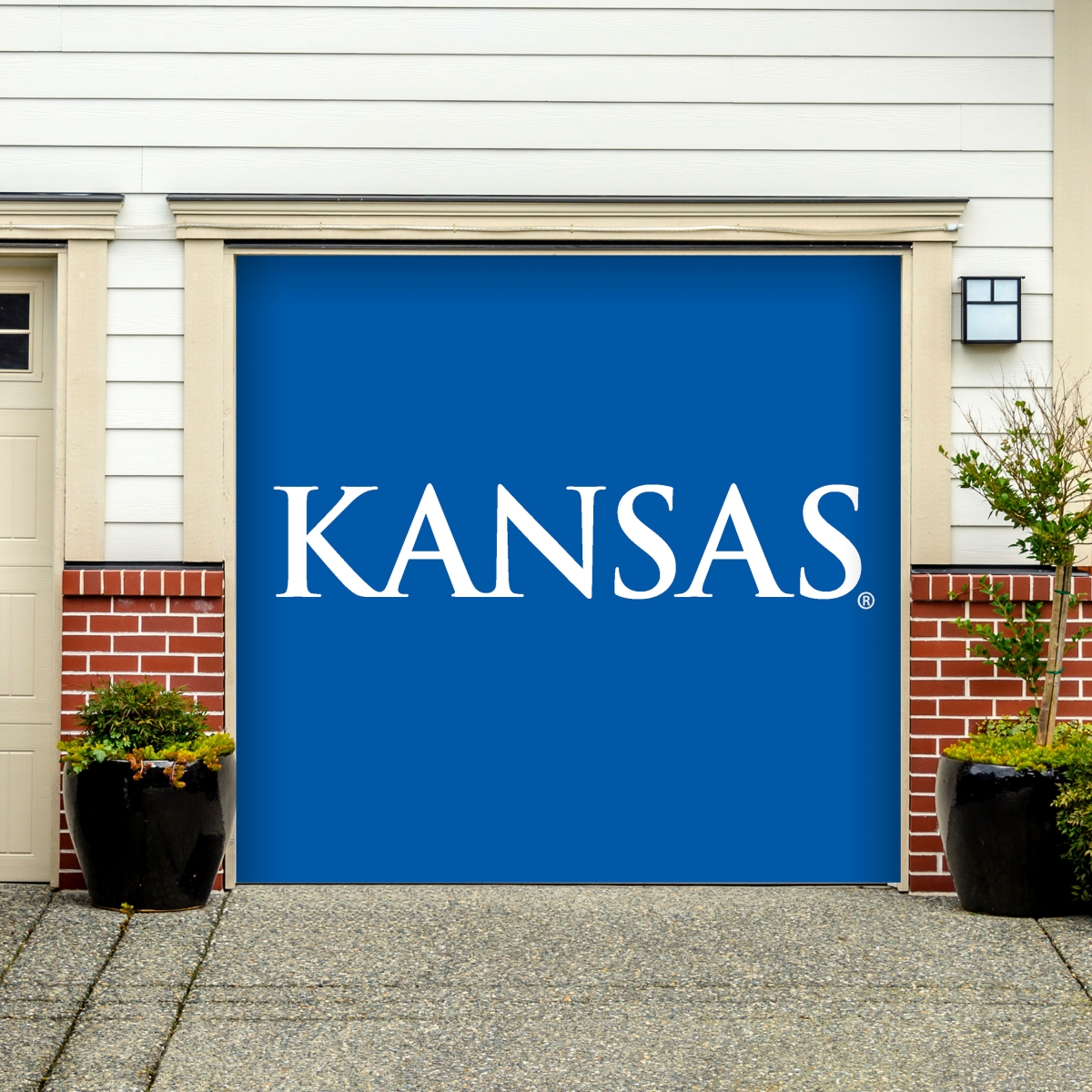 Victory Corps 810031kan 001 7 X 8 Ft Ncaa Single Garage