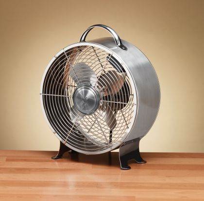 Hunter Retro Table Fan Totaltools Retro Metal Fan Stainless