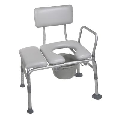 Drive Medical Design Manufacturing Drive Medical 12005kdc 1 Combination Padded Seat Transfer Bench With Commode Opening Gray,Koi Fish Embroidery Designs