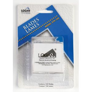 Logan Graphic Products Inc Logan Graphic Products L270-100 Mat Cutter Replacement Blades 100-Pack
