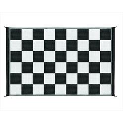 White Black Checkered Floor Mats Strike3 42884 6 X 9 Ft Reversible Outdoor Mat Black And White Checkered