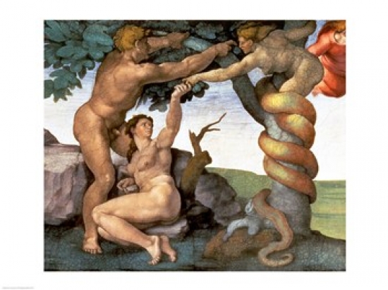 Brainboosters Sistine Chapel Ceiling 1508 12 The Fall Of Man