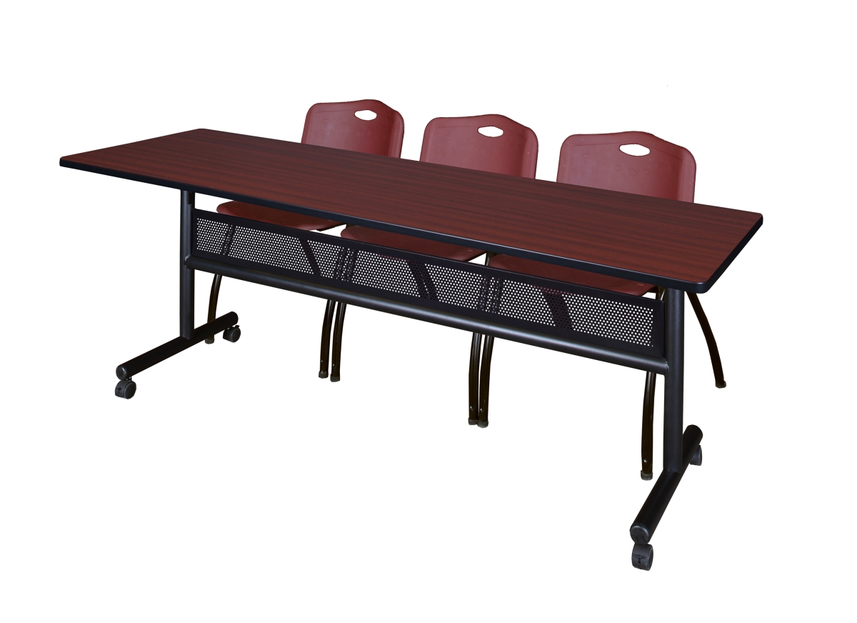 Regency Mkftm8424mh47by 84 X 24 In Flip Top Mobile Training