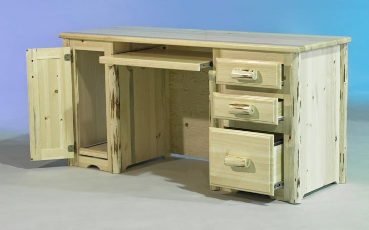 Montana Woodworks Mwdp Computer Desk With 3 Drawers Tower Slideout Montana Woodworks Mwdp Computer Desk With 3 Drawers Tower Slideout Ready To Finish