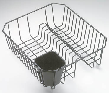 Rubbermaid Chrome Twin Sink Dish Drainer 6008archrom Pack Of 6