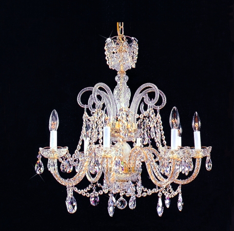 Weinstock Lighting 8 Light Crystal Chandelier Chrome 48 Weinstock Lighting 8 Light Crystal Chandelier Chrome 48