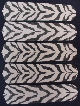 Ceiling Fan Designers 52set Ani Zs New African Safari Zebra