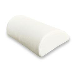 DeluxeComfort Half Moon / Half Cylinder Neck Roll Pillow  Best Wedge  Cervical,  Lumbar Support, Back and Knee, White