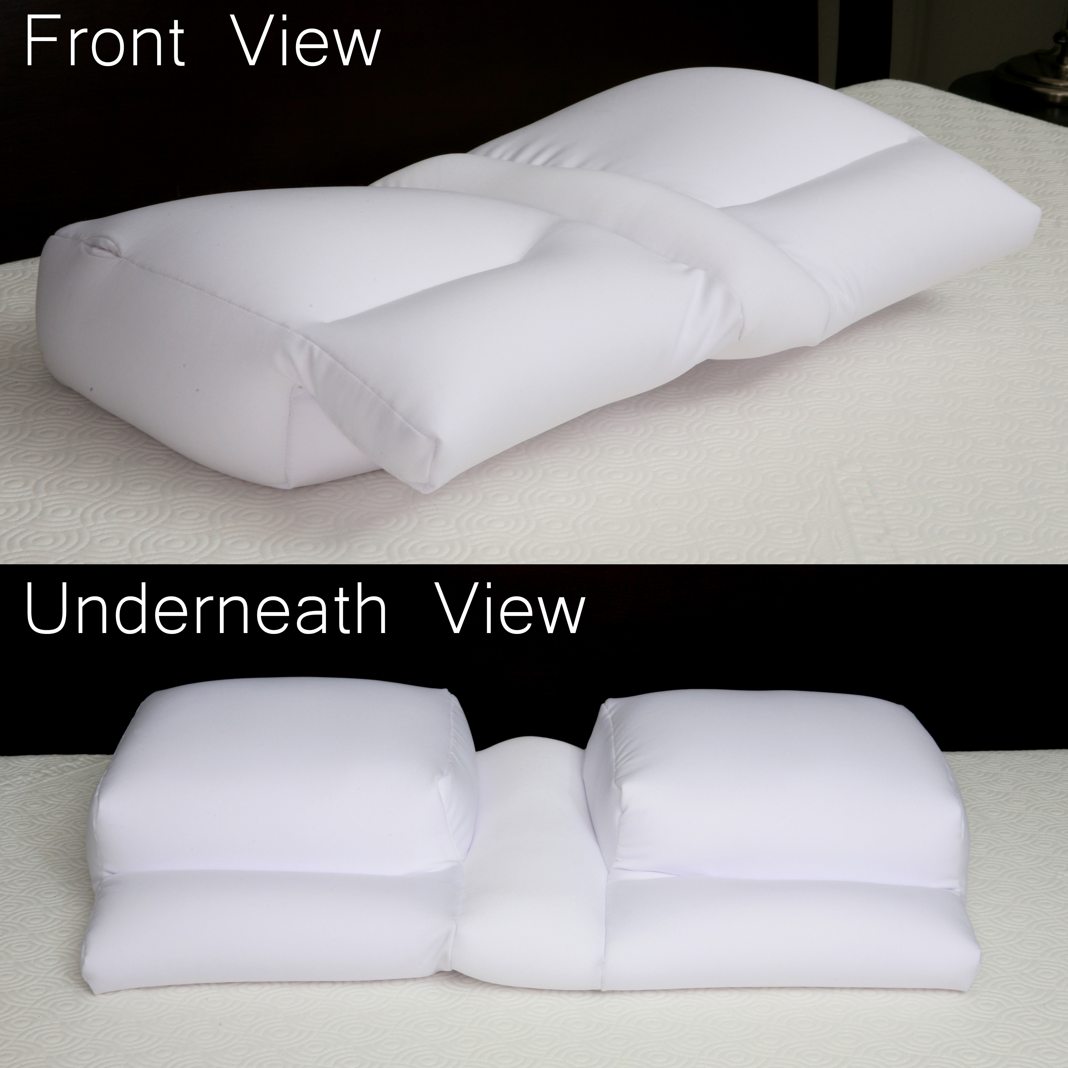 Better Sleep Pillow Better Sleep Cloud Microbead Pillow - Improves Hand and Arm Circulation - Bed Pillow, White